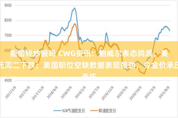 能借钱炒股吗 CWG资讯：鲍威尔表态鸽派，美元周二下跌；美国职位空缺数据表现强劲，令金价承压