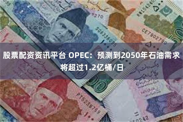 股票配资资讯平台 OPEC：预测到2050年石油需求将超过1.2亿桶/日