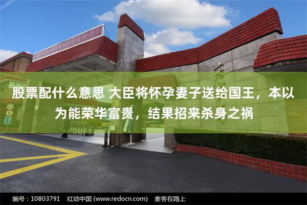 股票配什么意思 大臣将怀孕妻子送给国王，本以为能荣华富贵，结果招来杀身之祸